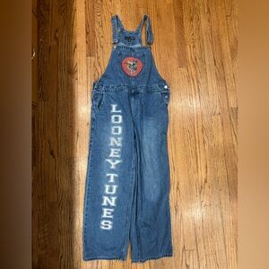 Vintage Dolls Kill X Looney Tunes Denim Overalls XL